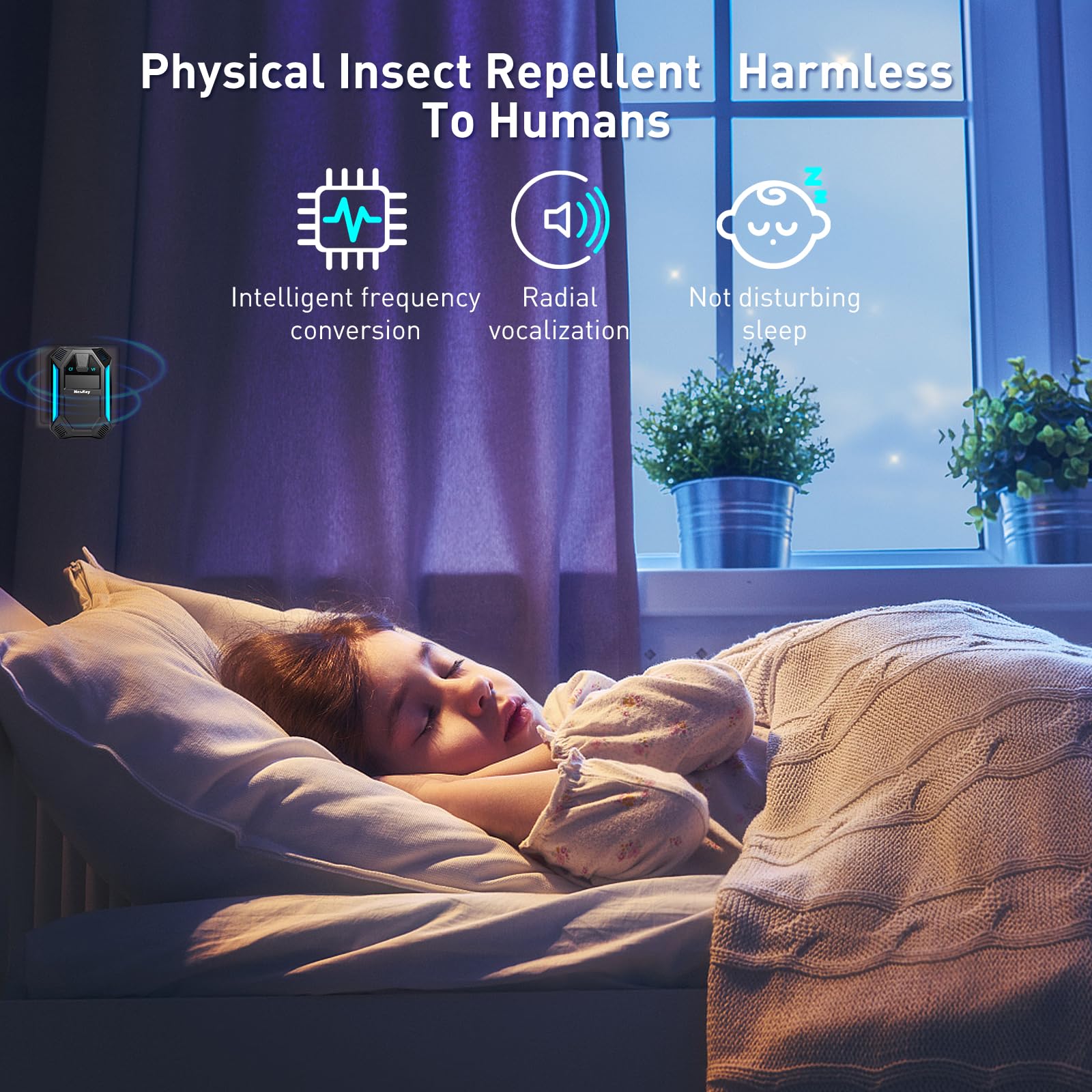 Ultrasonic Pest Repeller – 2-Mode Plug-in Control

