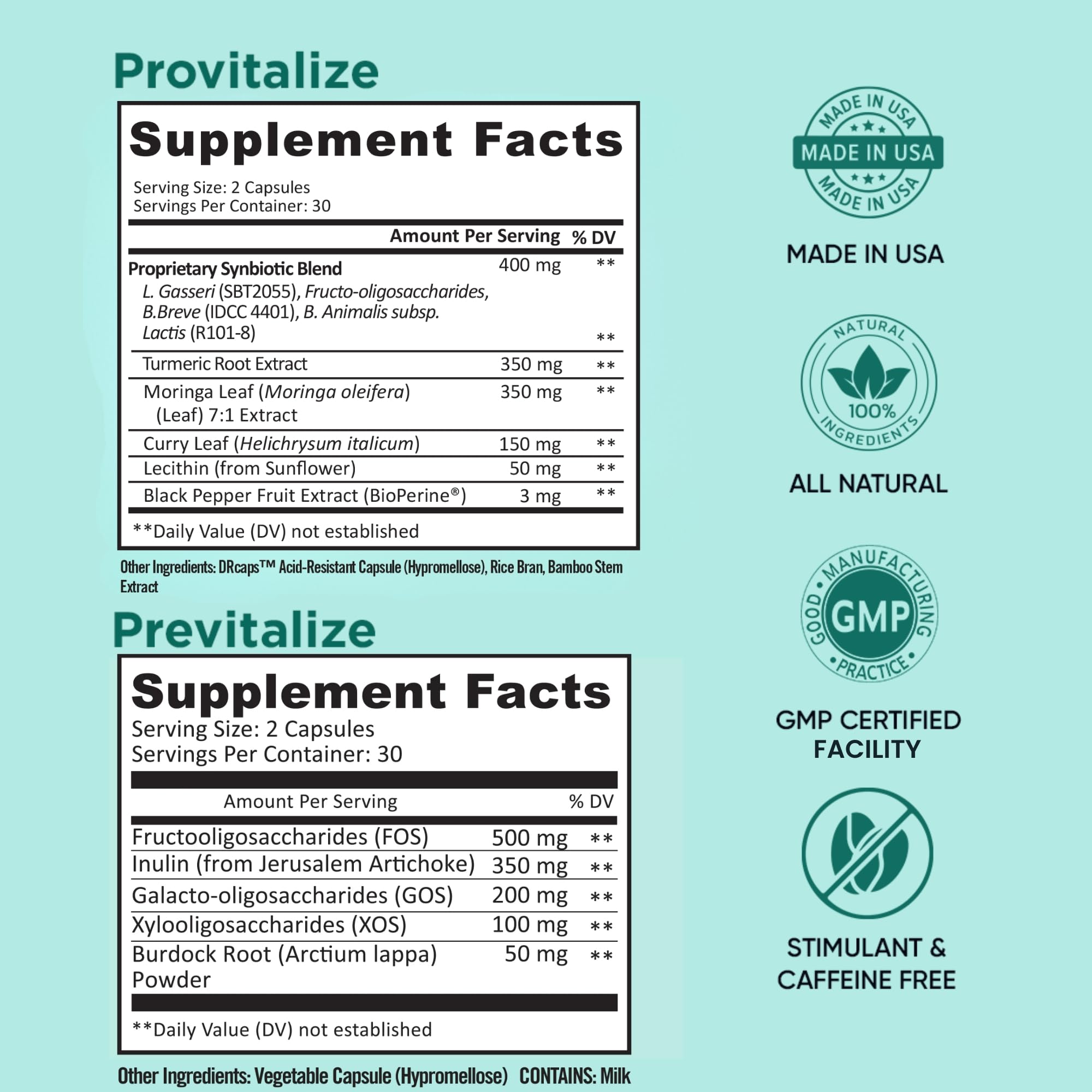 BB Company Probiotic & Prebiotic Digestive Health Bundle


