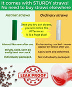 Aatriet Clear Cups with Lids Straws | Disposable Party Cups

