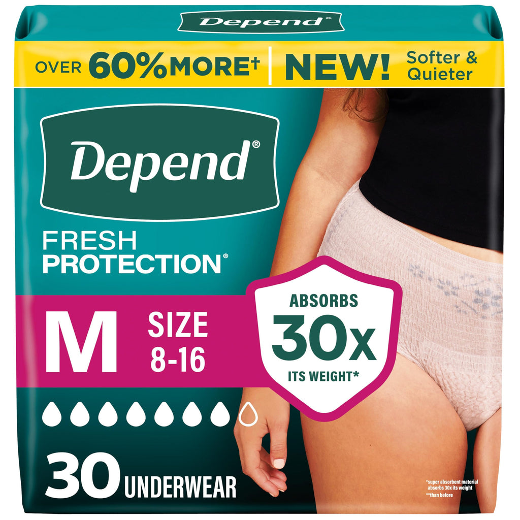 Depend Fresh Protection Womens Incontinence Underwear


