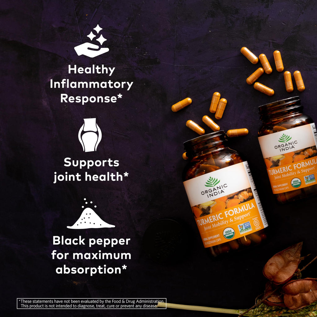 ORGANIC INDIA Turmeric Curcumin for Joint Mobility

