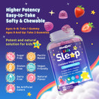 Kids Sleep Gummies Melatonin-Free with Magnesium & L-Theanine


