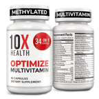 Methylated Multivitamin by 10X Health Optimize


