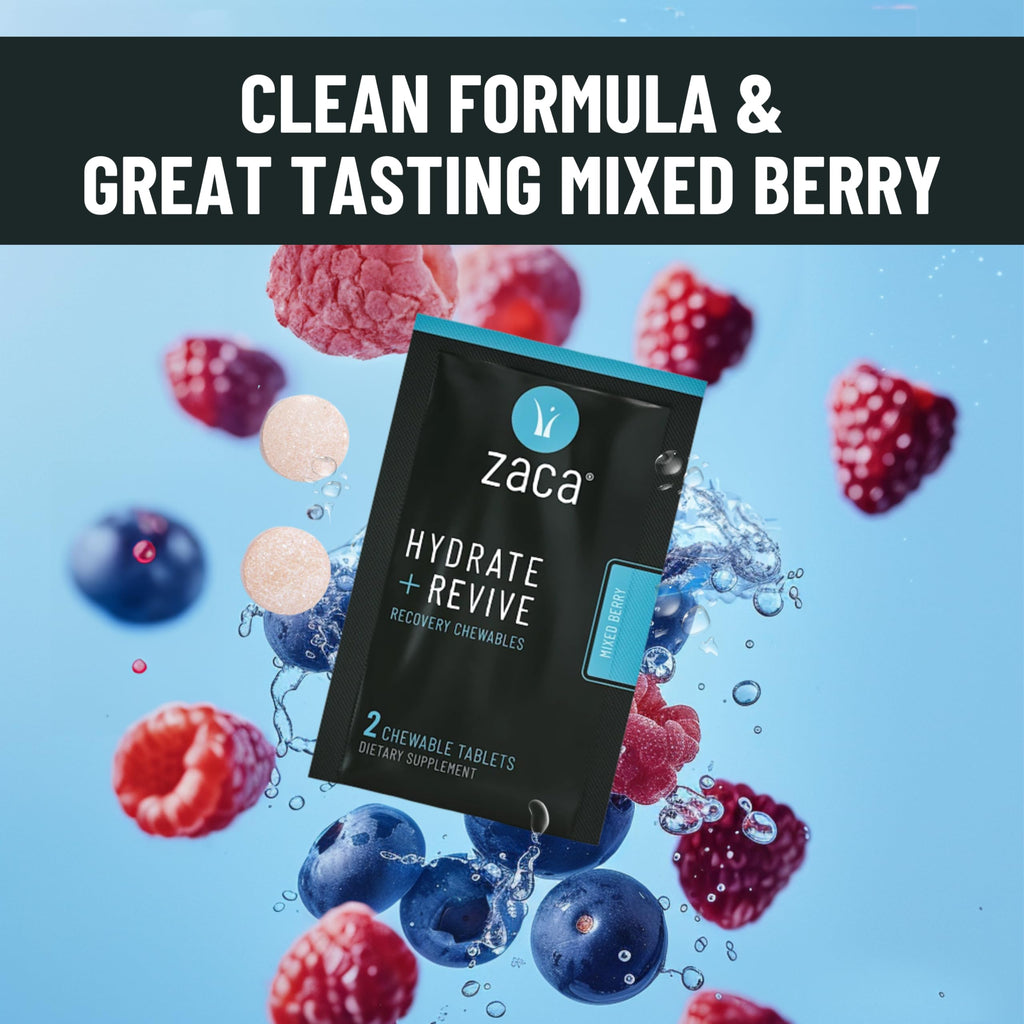 Zaca Recovery Chewable Supplement | Hydrate and Revive


