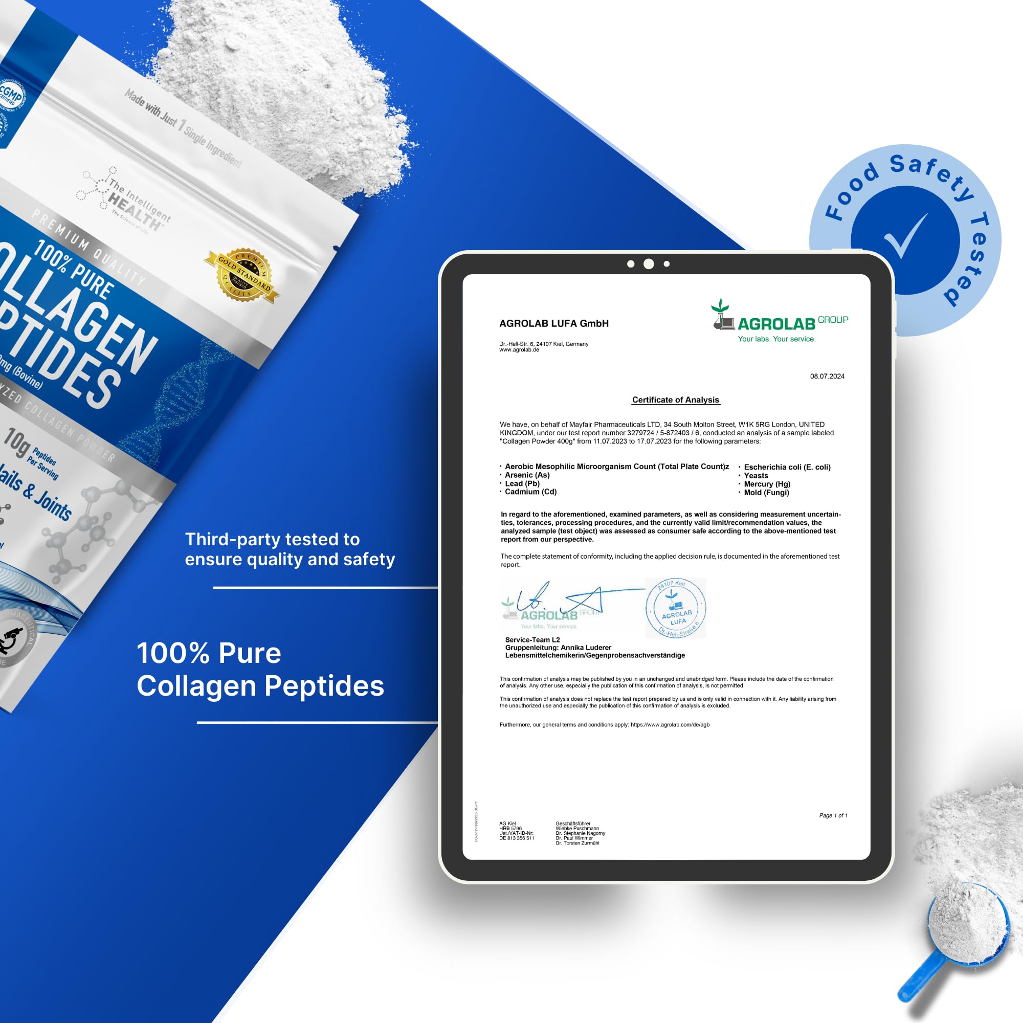 Intelligent Health Collagen Peptides - Hydrolyzed I & III

