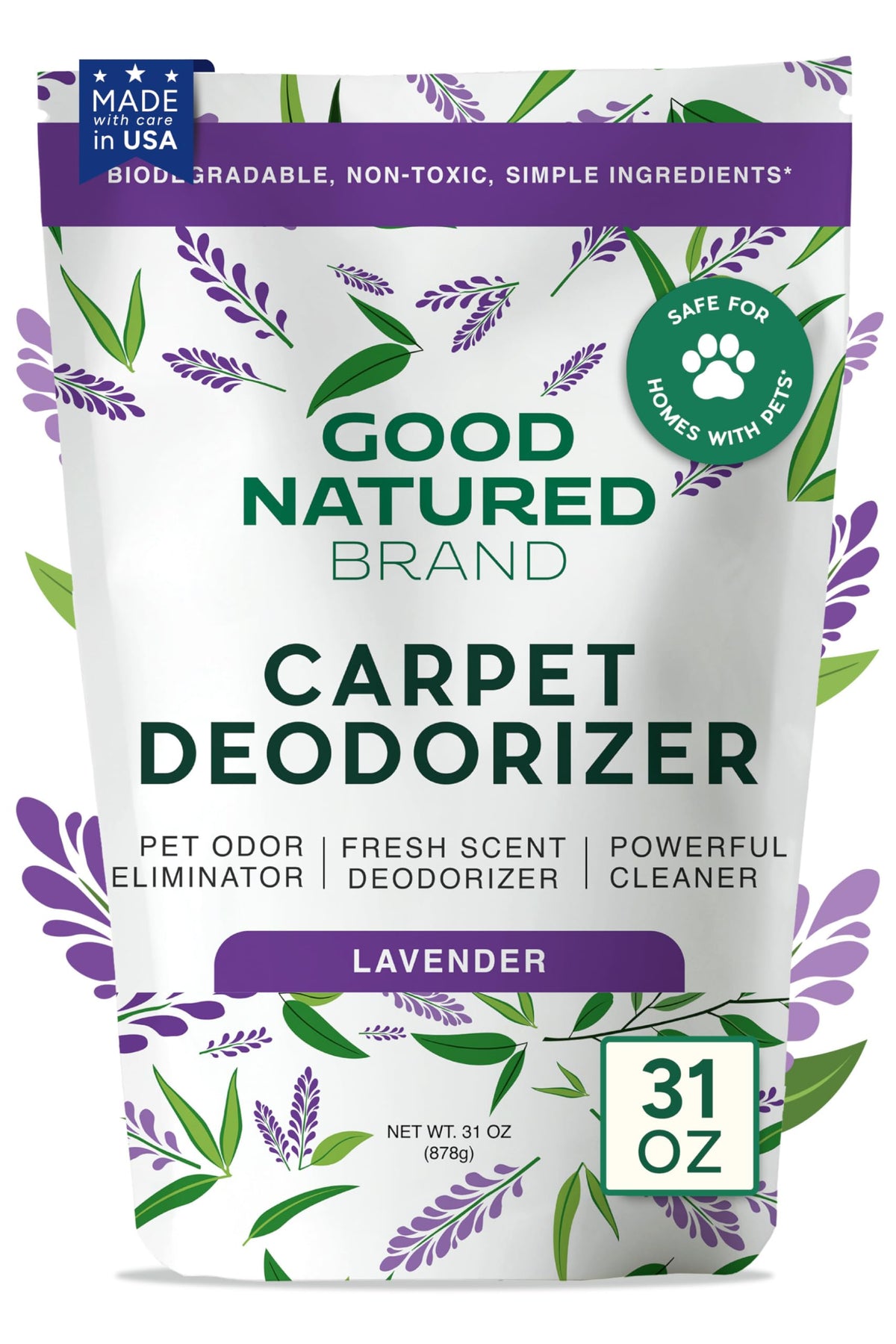 Carpet Deodorizer by Good Natured Brand – Freshener Powder