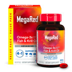 MegaRed Omega 3 Fish Oil & Krill Oil Softgels


