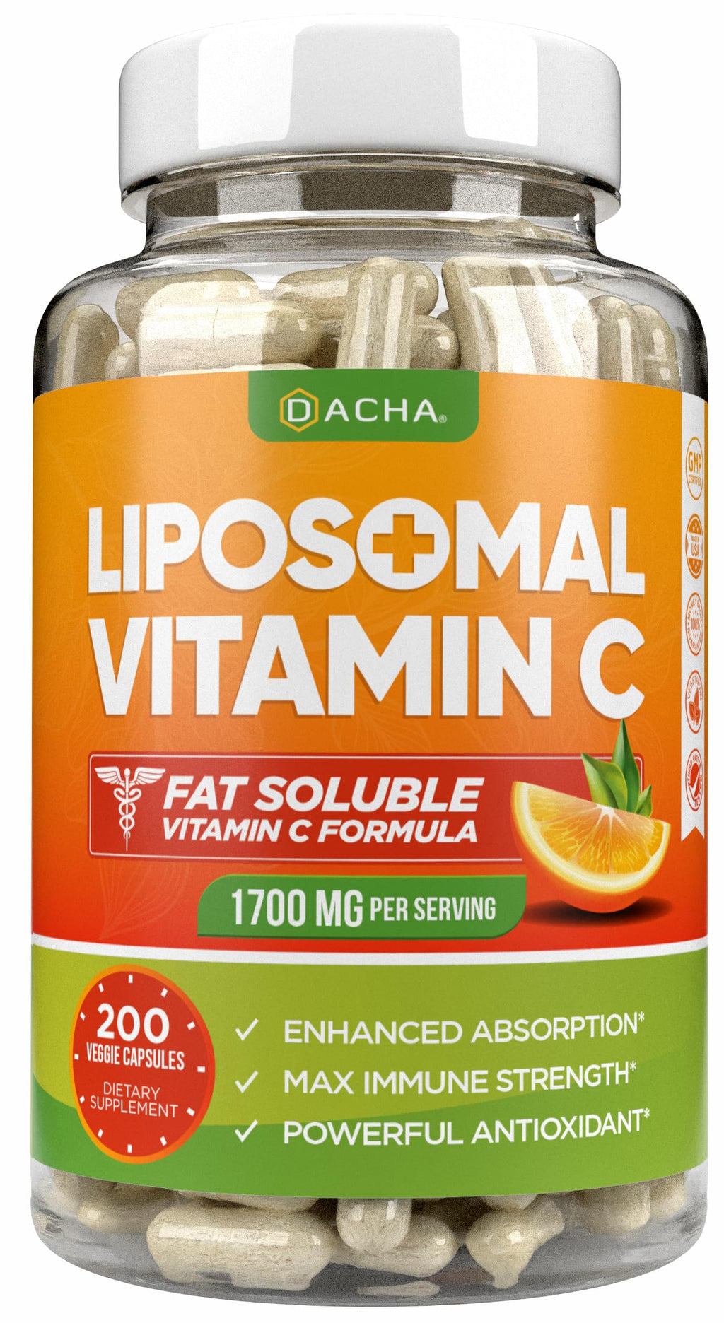 DACHA Liposomal Vitamin C Supplement for Immune Support

