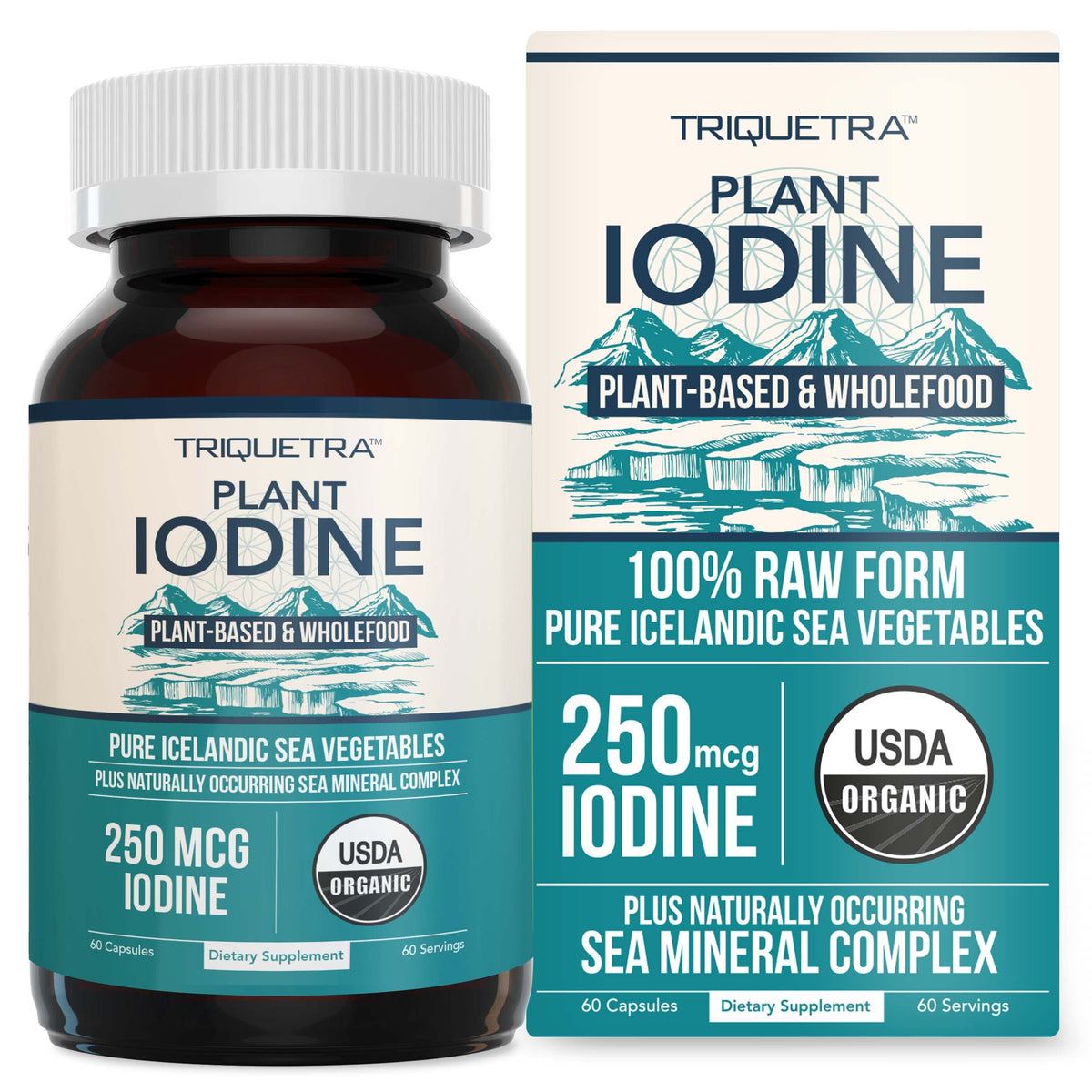 Triquetra Health Organic Iodine Supplement – Sea Vegetable Complex