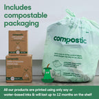 Compostic Compostable Trash Bags Extra Strong Plant-Based

