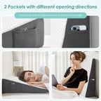 Cozymaker Bed Wedge Pillow | Ergonomic Memory Foam

