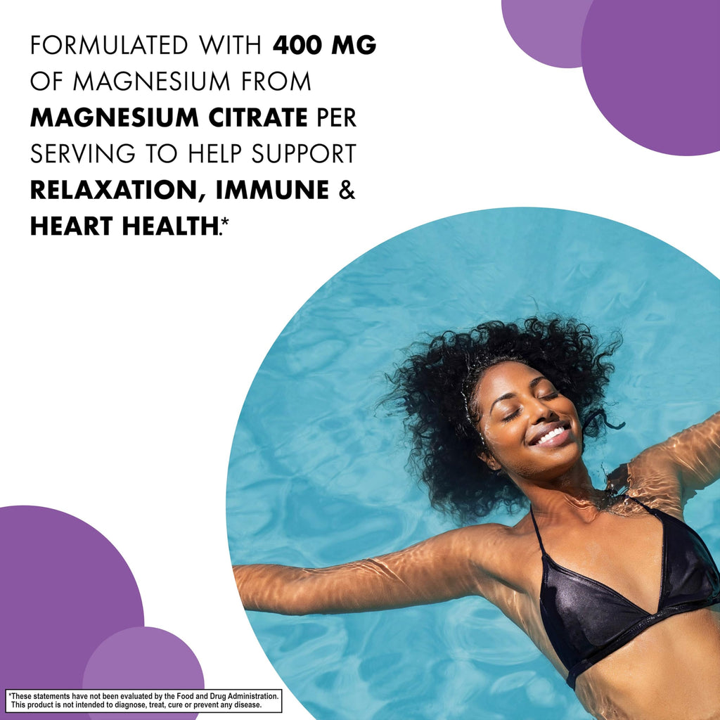 Bluebonnet Magnesium Citrate 400 mg Supplement

