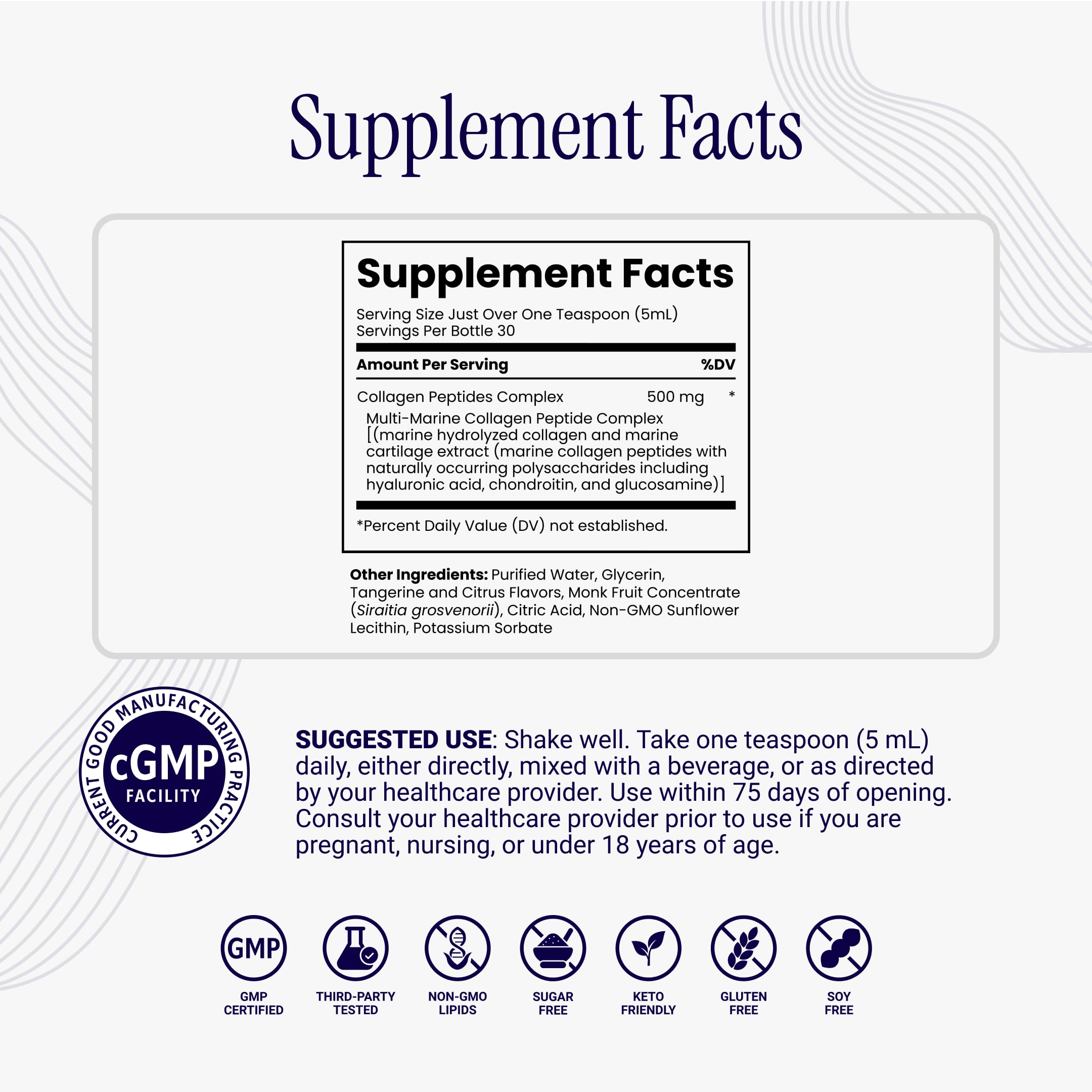 Rho Nutrition Liposomal Collagen Peptides | Skin & Joint

