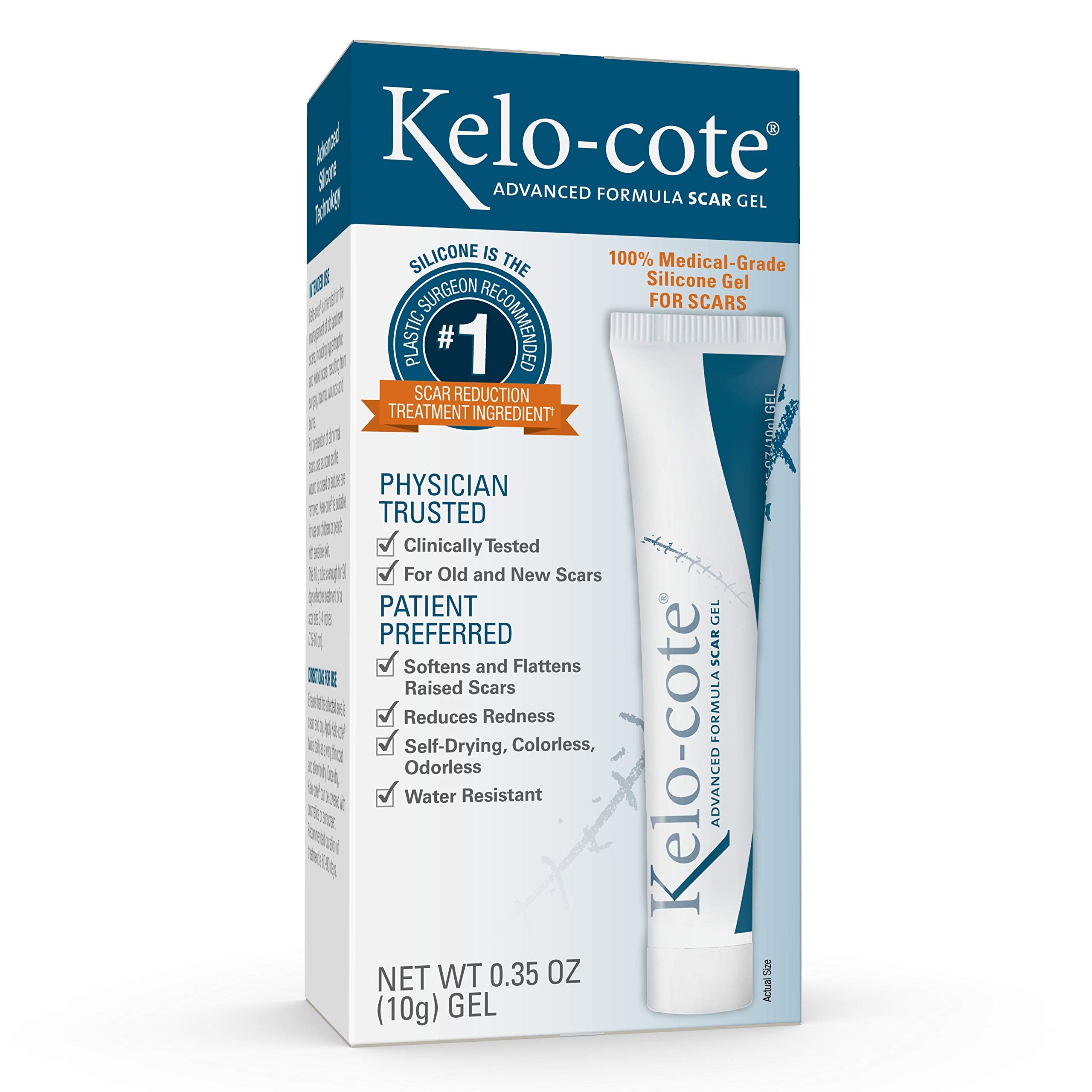 Kelo-cote Advanced Formula Scar Gel-Silicone Scar Treatment

