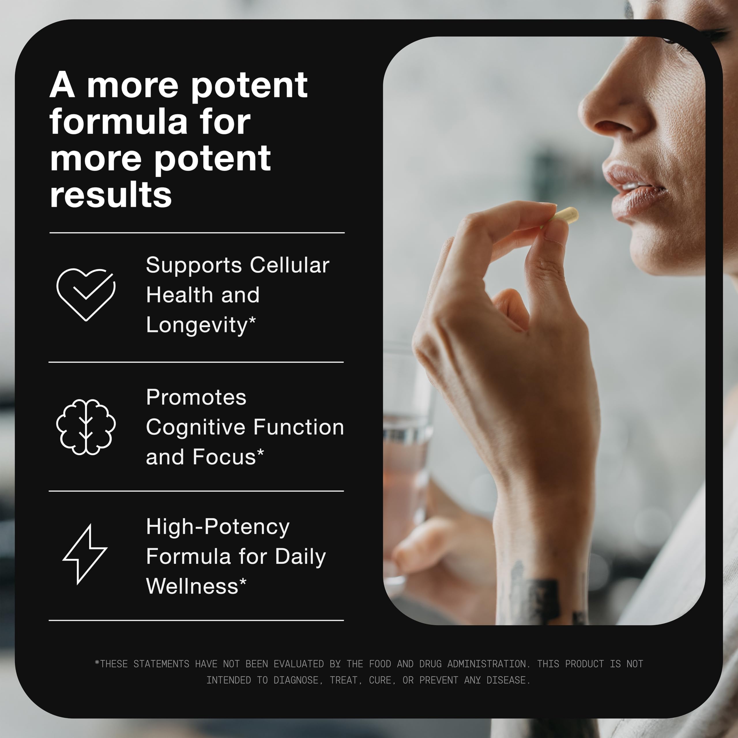 Toniiq Liposomal NAD+ & Resveratrol Supplement

