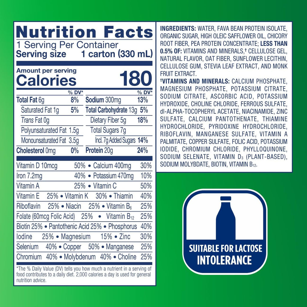 Ensure Plant-Based Protein Shake - 20g Protein, Dairy-Free

