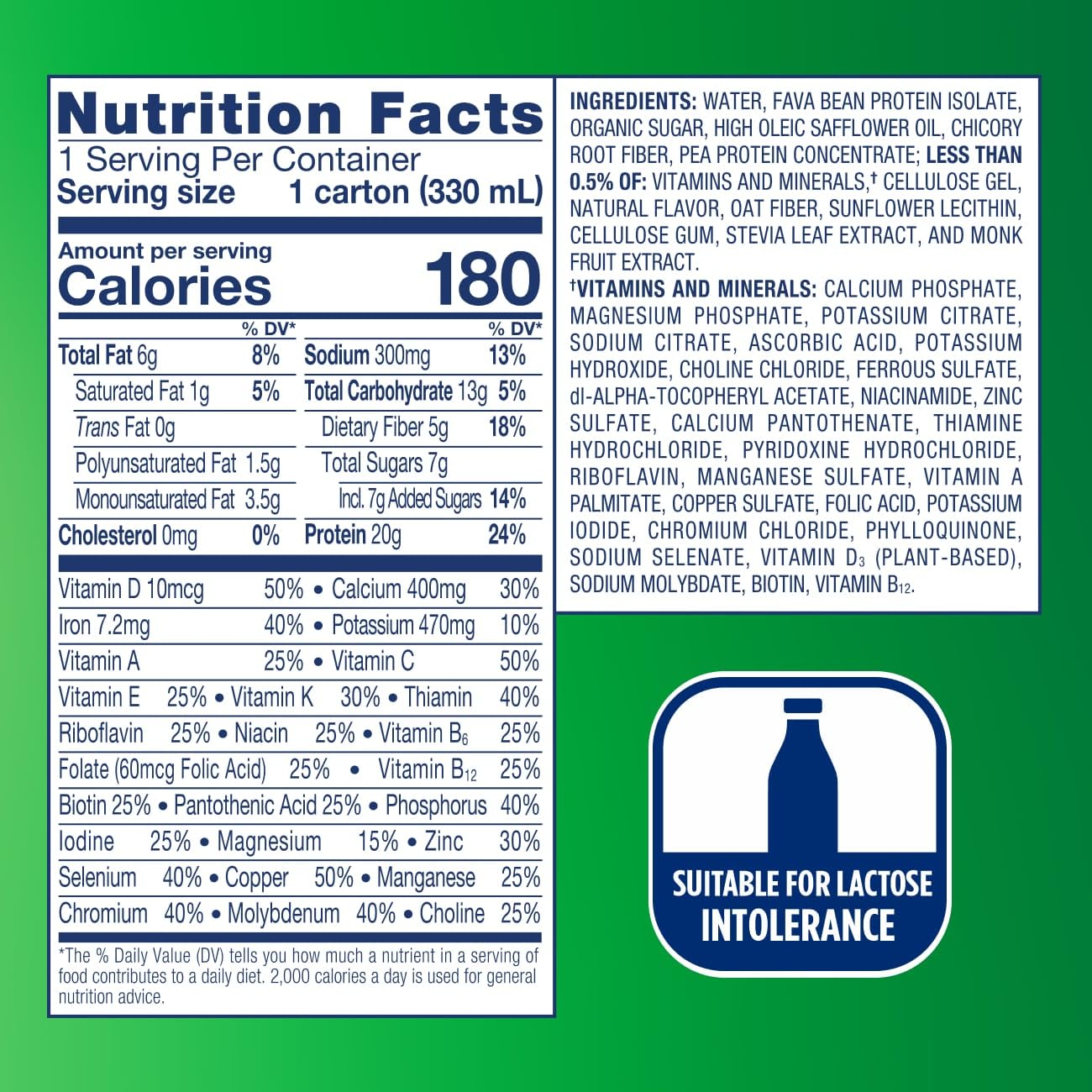 Ensure Plant-Based Protein Shake - 20g Protein, Dairy-Free

