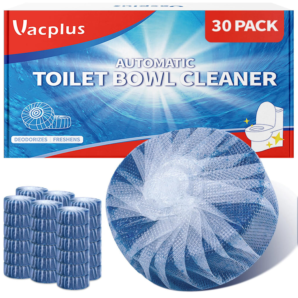 Vacplus Toilet Bowl Cleaner Tablets - Drop-In Tank Cleaner


