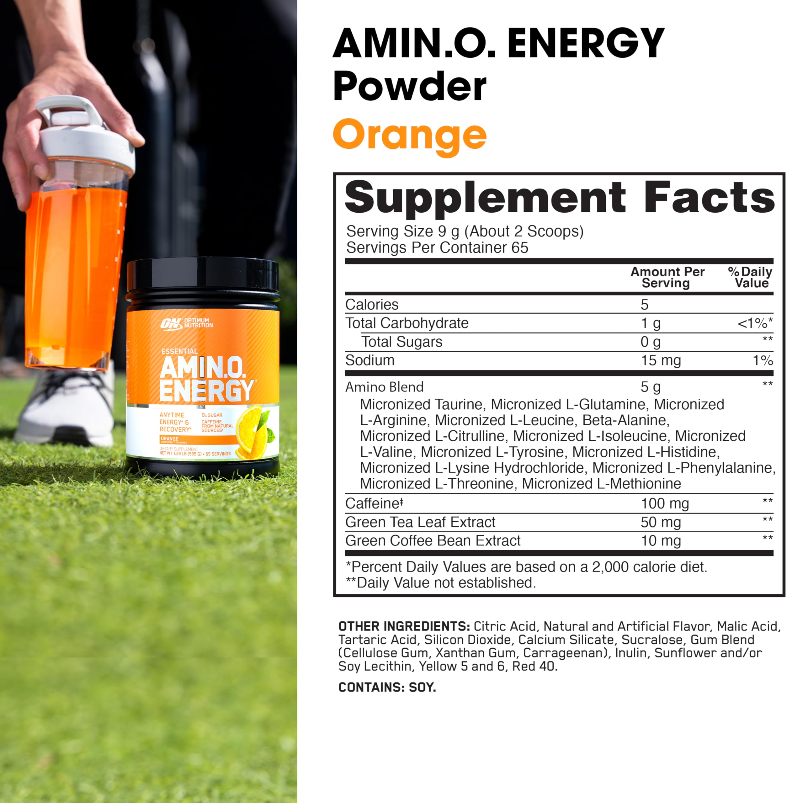 Optimum Nutrition Amino Energy Pre-Workout Powder

