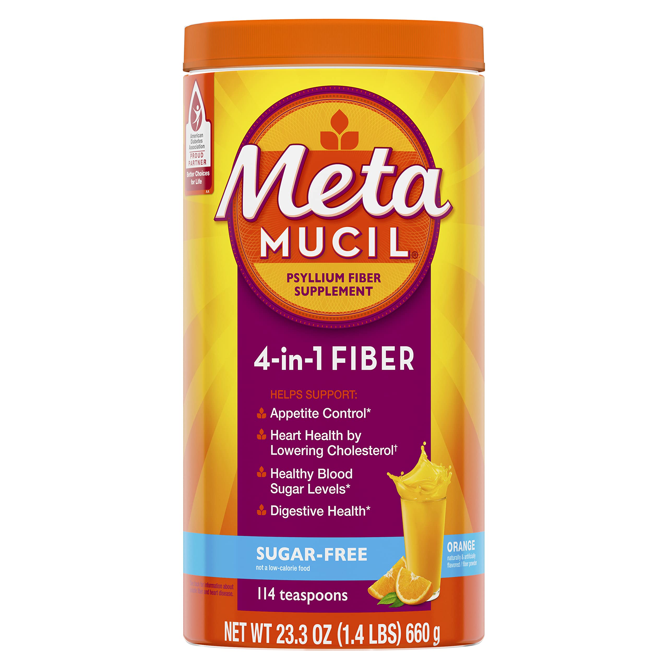 Metamucil Psyllium Husk Fiber Supplement - Digestive Health

