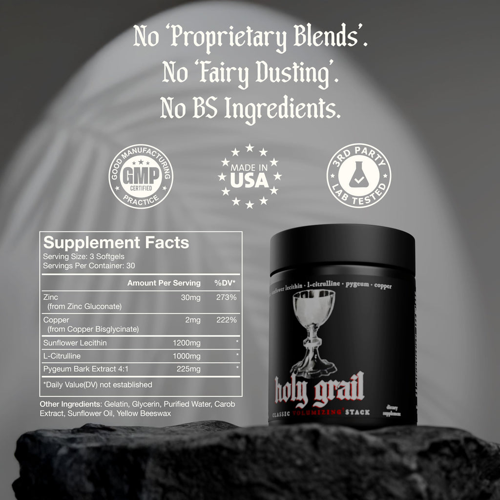 Holy Grail Semen Volume Booster Stack - Male Wellness

