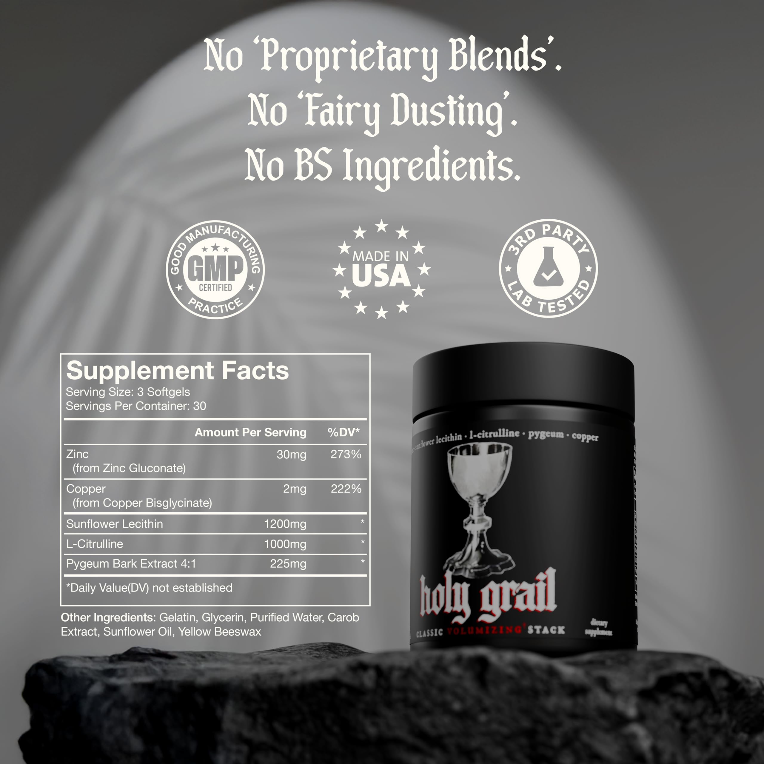 Holy Grail Semen Volume Booster Stack - Male Wellness

