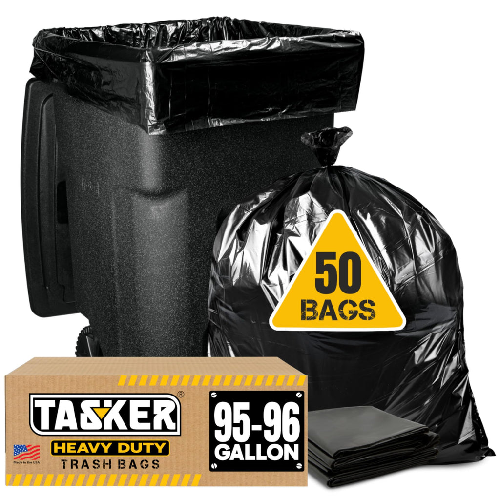 Tasker Trash Bags Heavy Duty for Large Bins

