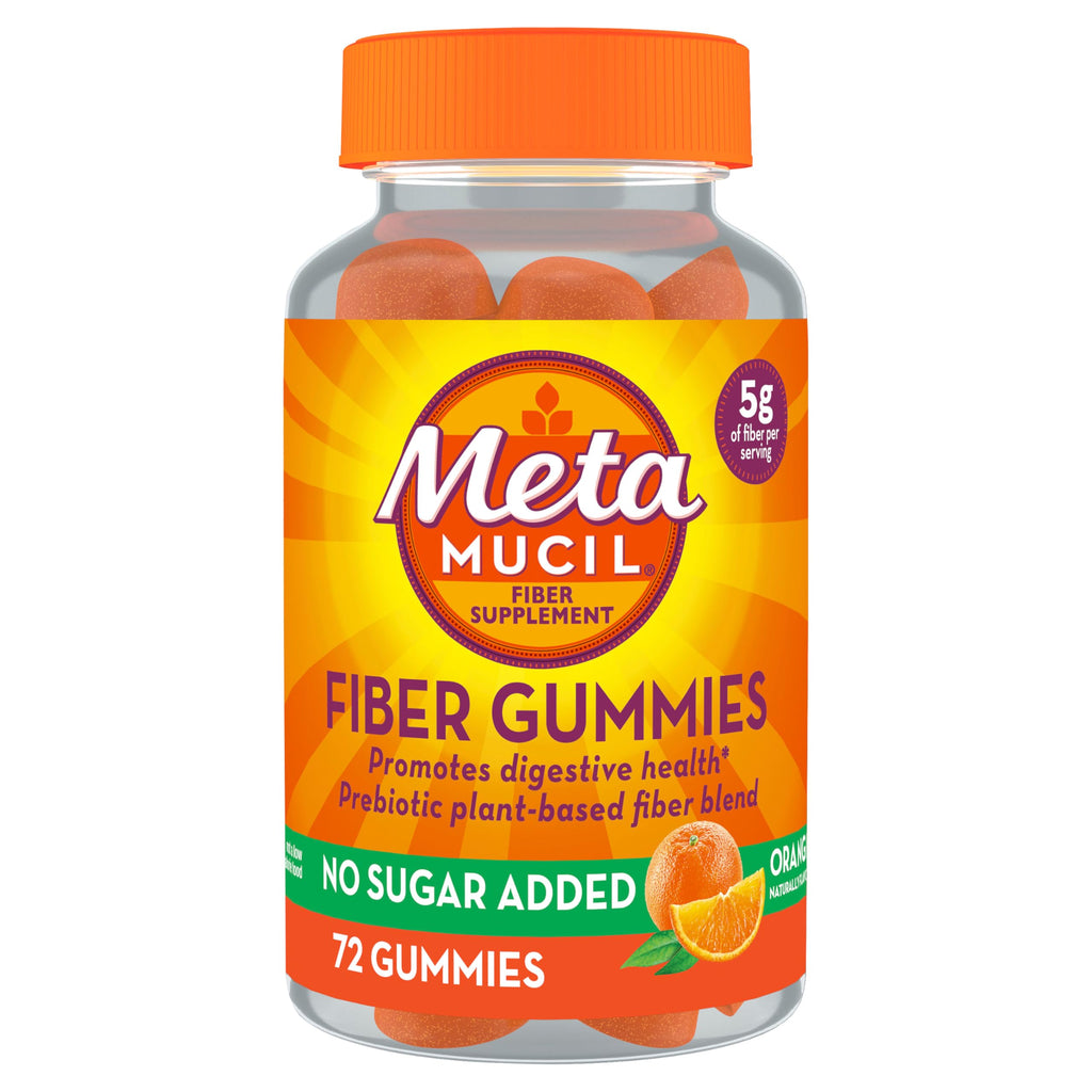 Metamucil Fiber Gummies for Adults, Plant-Based 5g Fiber & Prebiotic