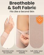 KEMFORD Compression Arm Sleeves for Women - 15-20 mmHg

