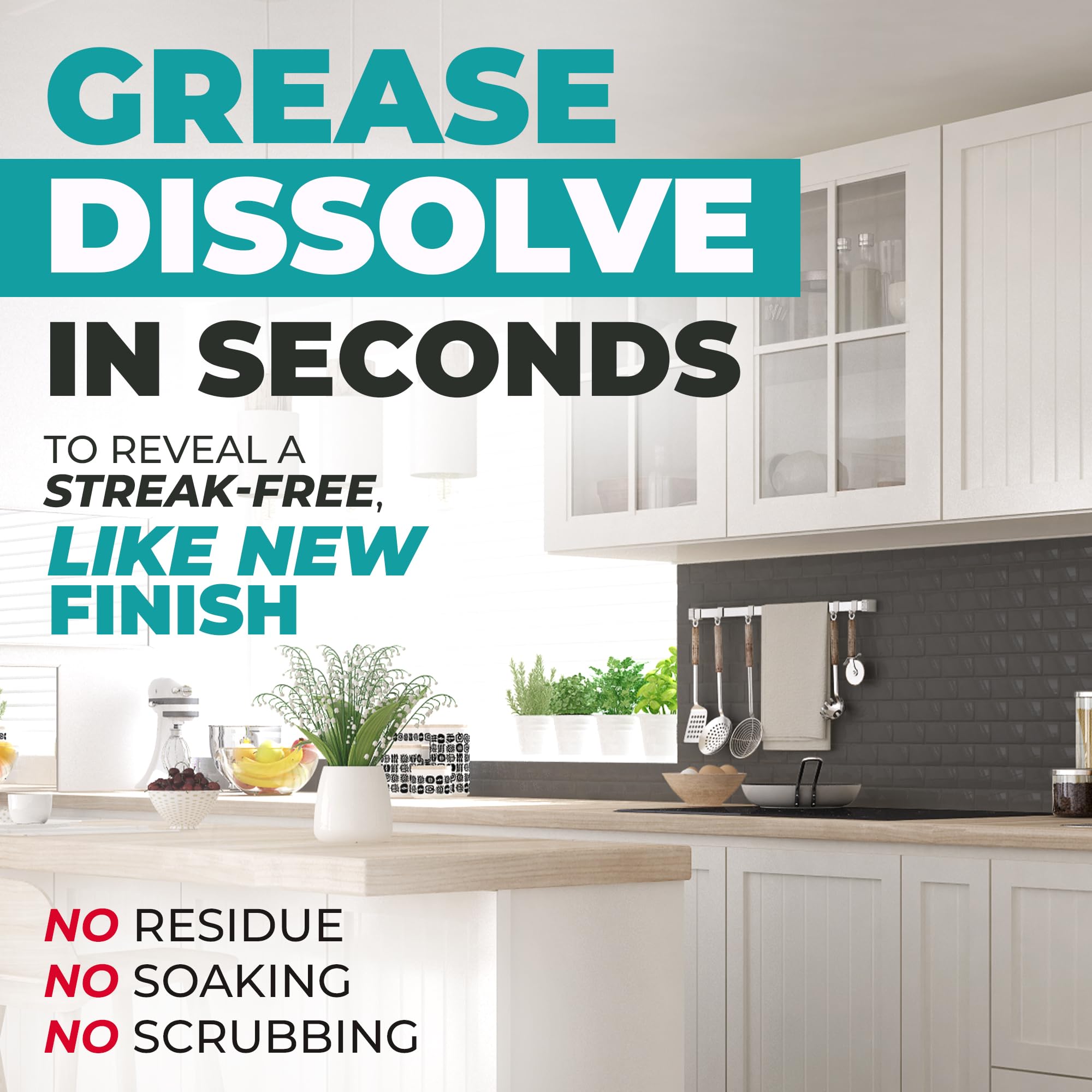 Kitchen Cabinet Cleaner Degreaser | Multi-Surface

