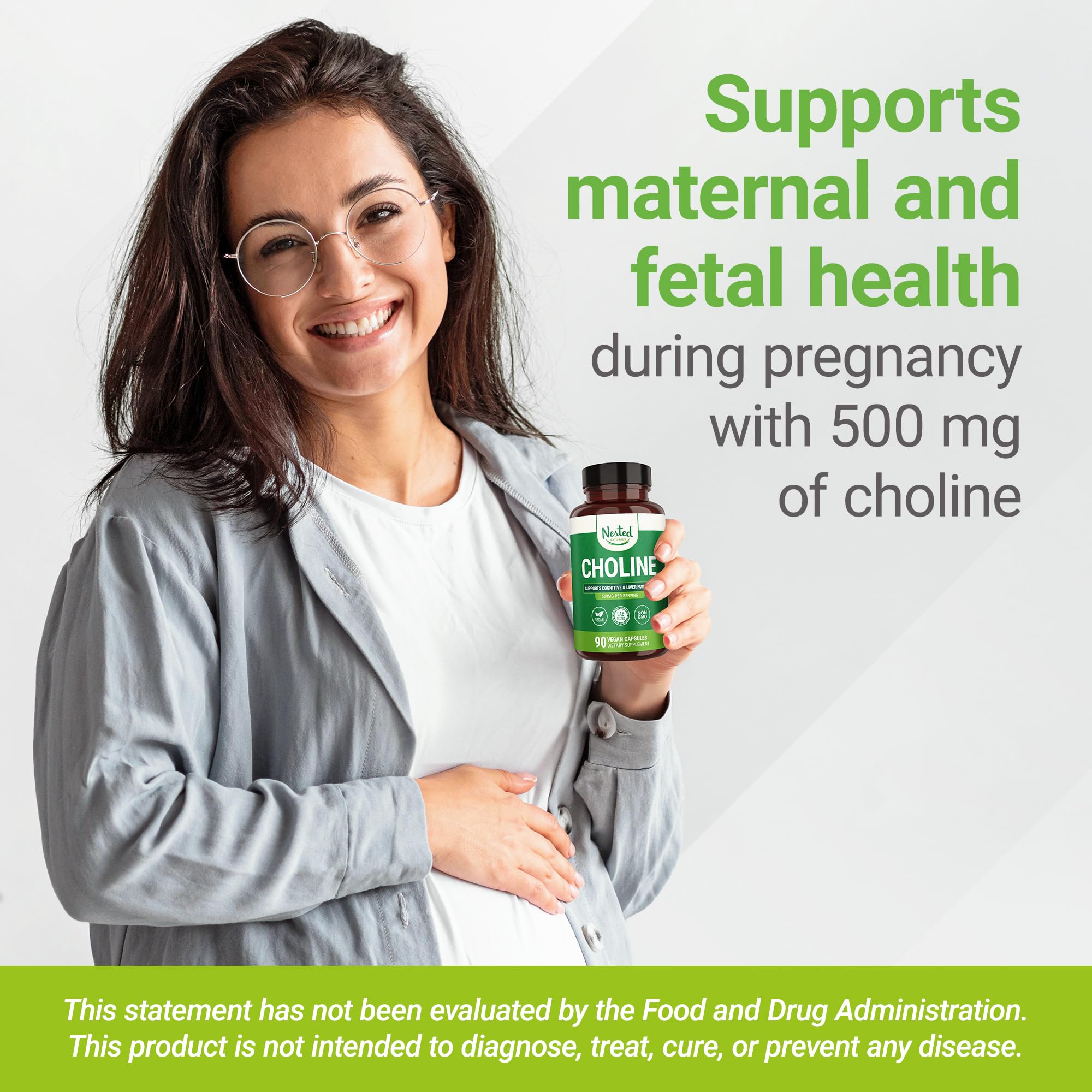 Nested Naturals Choline Bitartrate Supplement

