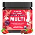 Llama Naturals Kids Multivitamin Gummies, Real Fruit Whole Food Vitamins
