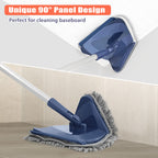 JEHONN Wall Mop 82-Inch Reach | 3-in-1 Duster with Pads

