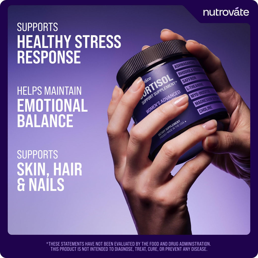 Cortisol Support for Women by Nutrovate | Calm & Sleep

