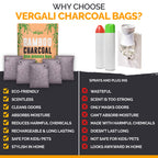 Activated Charcoal Odor Absorber Bags with Hooks

