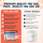 Turkey Tail Mushroom Dog Supplement by Pets are Kids

