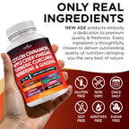 New Age Cinnamon Turmeric Apple Cider Vinegar Ginseng Supplement

