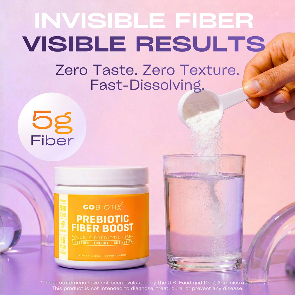 GOBIOTIX Fiber Powder with Prebiotics | Digestive Health

