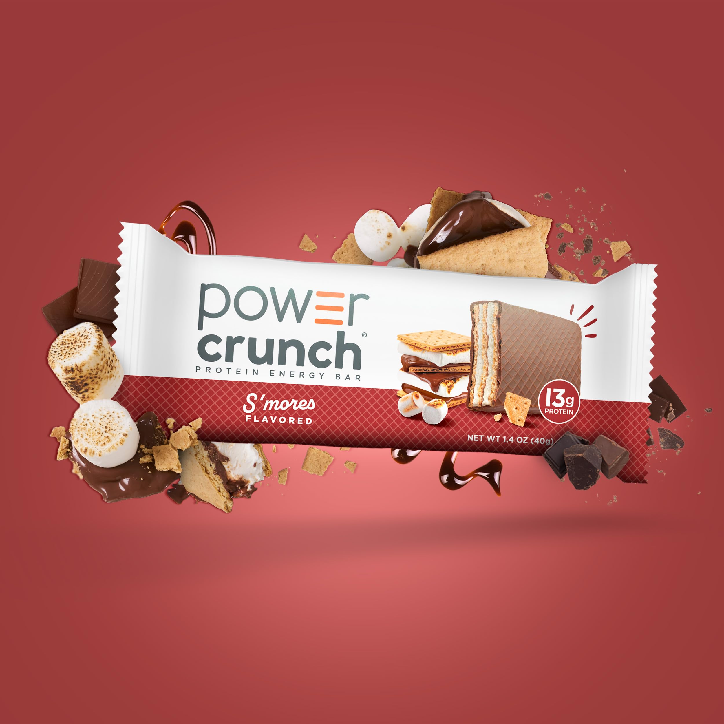 Power Crunch Protein Energy Wafer Bars S'Mores 1.4 oz

