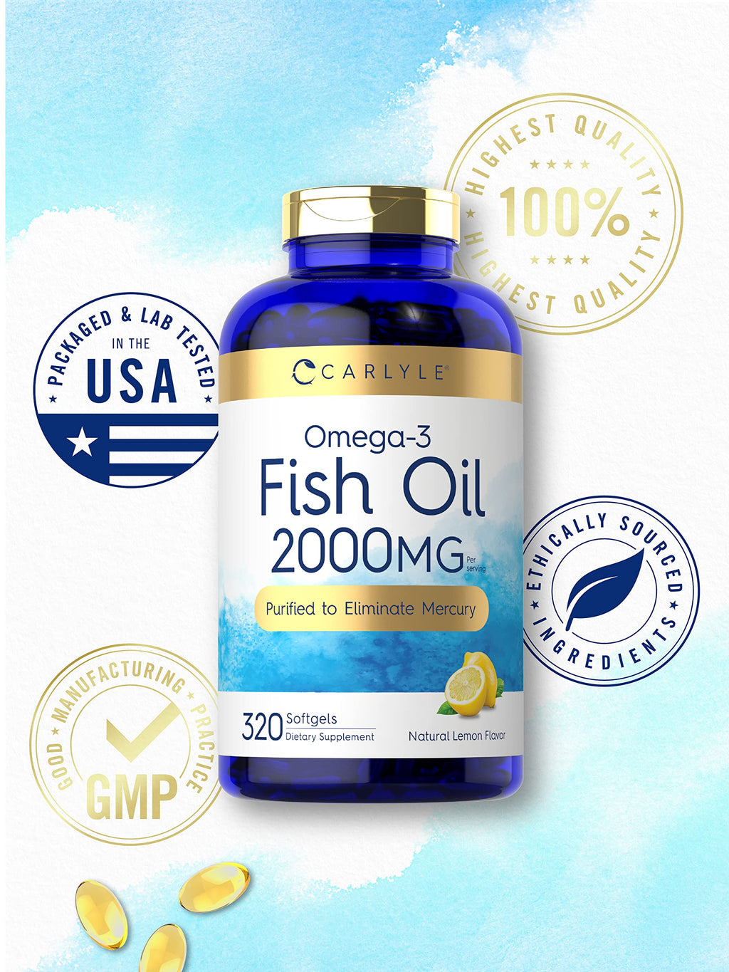 Carlyle Fish Oil Omega-3 Supplements | Premium Quality


