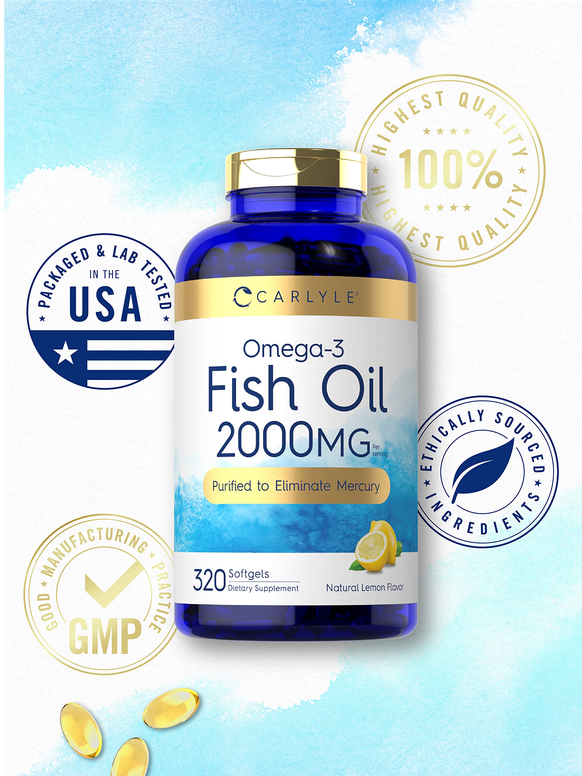 Carlyle Fish Oil Omega-3 Supplements | Premium Quality


