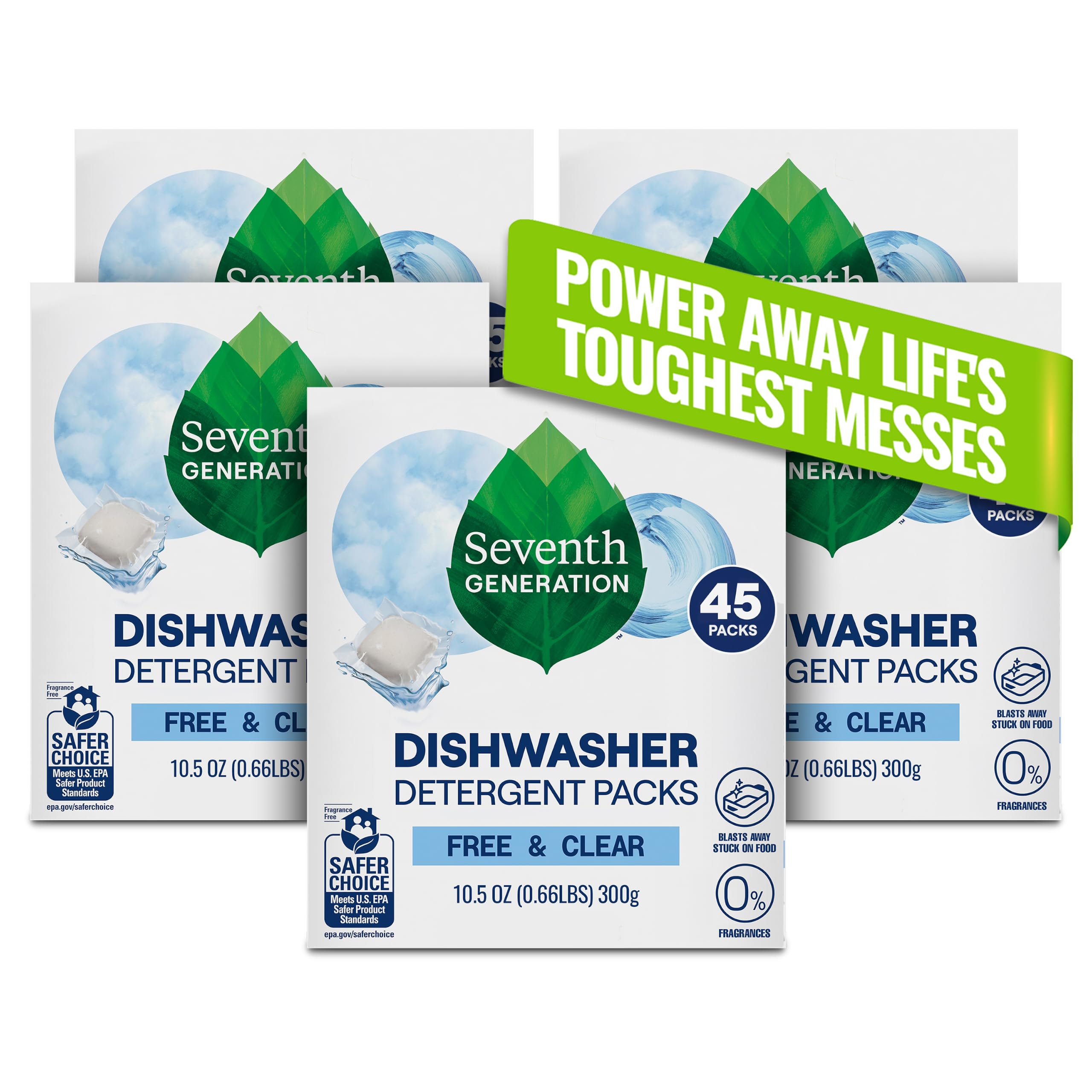 Seventh Generation Dishwasher Detergent Plant-Powered