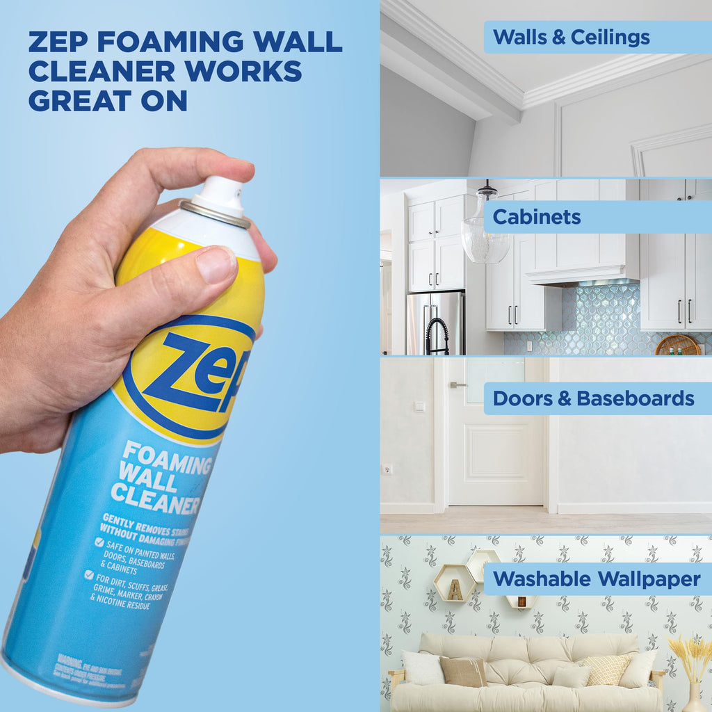 Zep Foaming Wall Cleaner | Safe on Painted Surfaces

