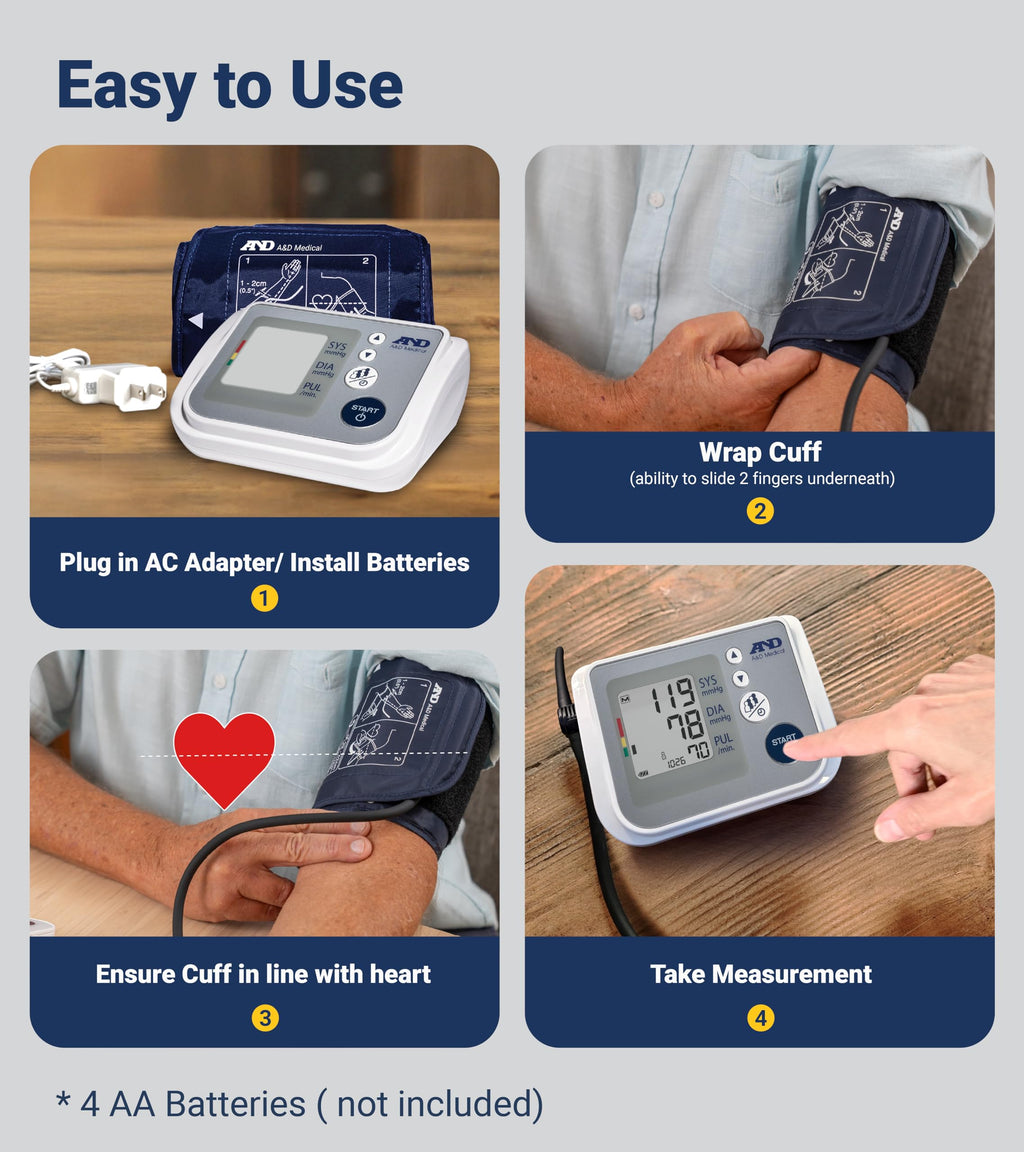 Blood Pressure Monitor UA-767FAC by A&D - Multi-User

