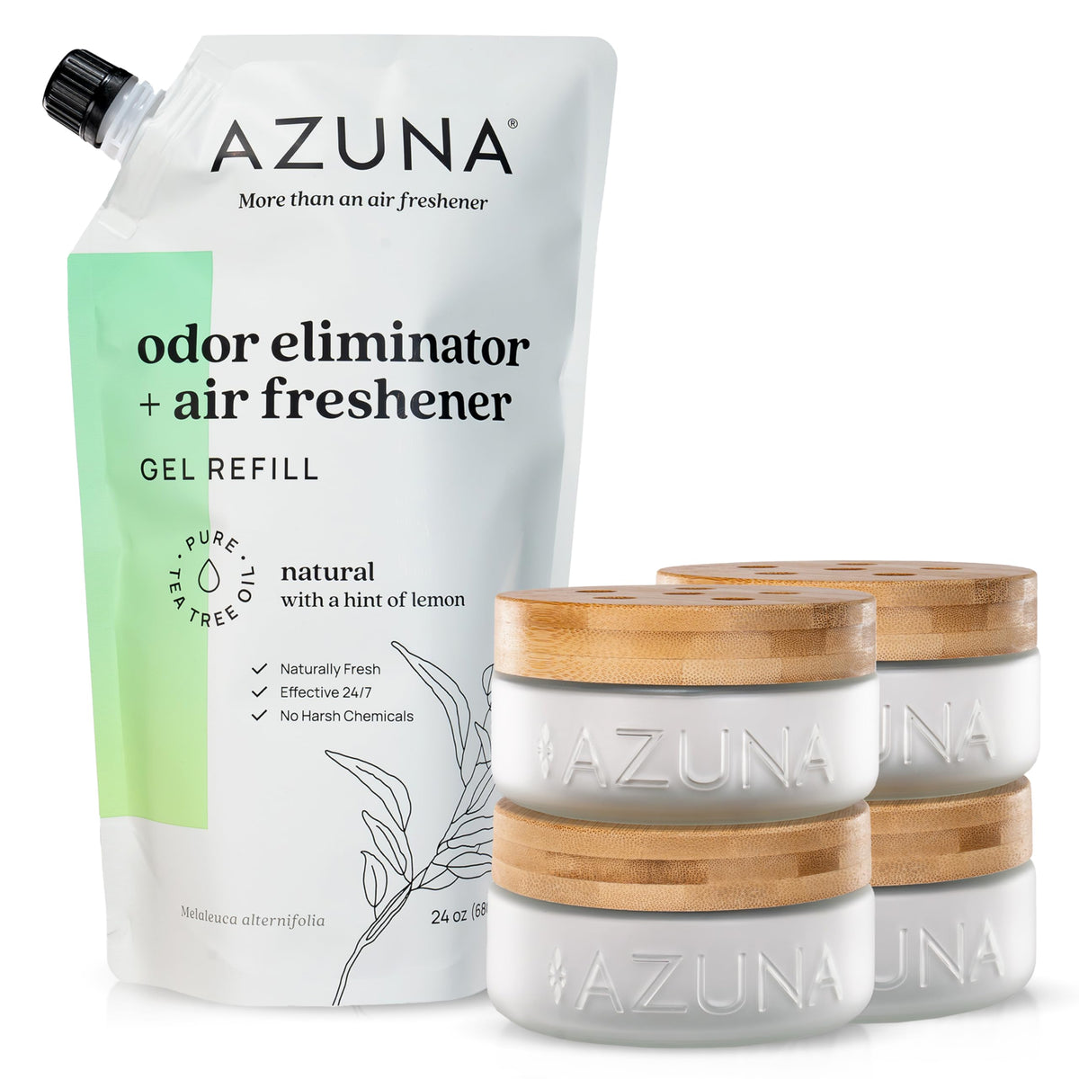 Azuna Air Freshener & Odor Eliminator Kit for Odor Control