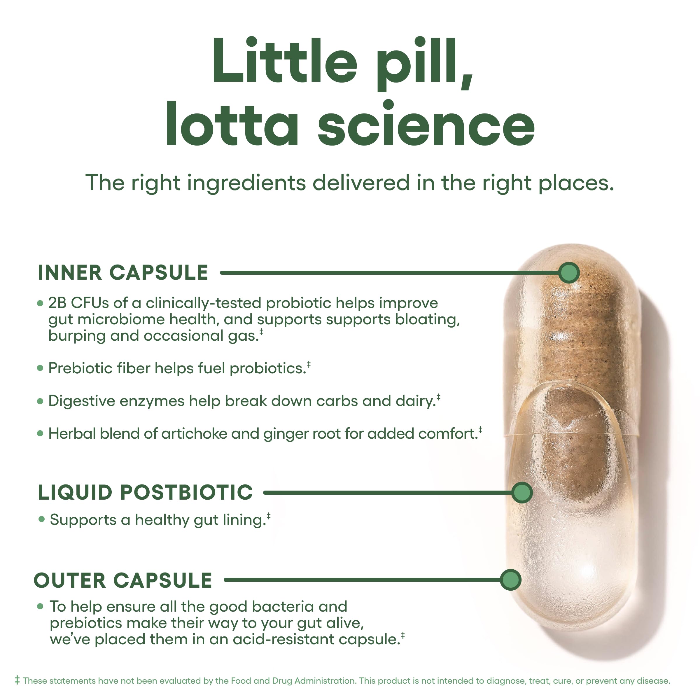 Physician's Choice Five-in-One Bloat Probiotic Support


