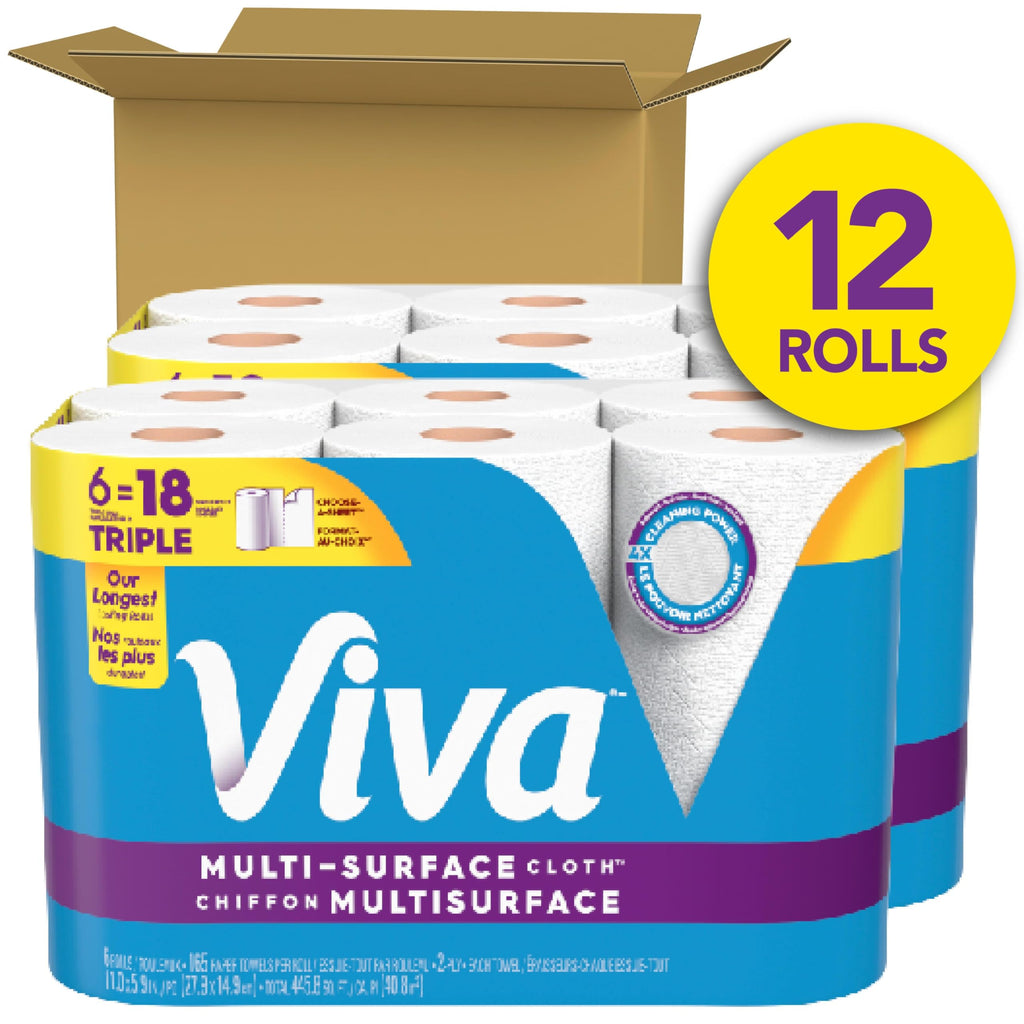 Viva Multi-Surface Cloth Paper Towels - Choose-A-Sheet

