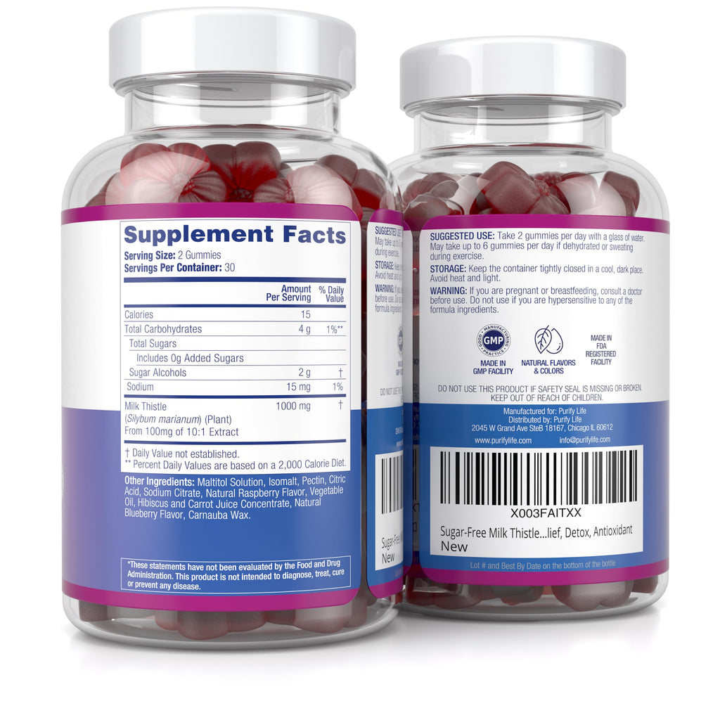 Purify Life Milk Thistle Supplement for Liver Support


