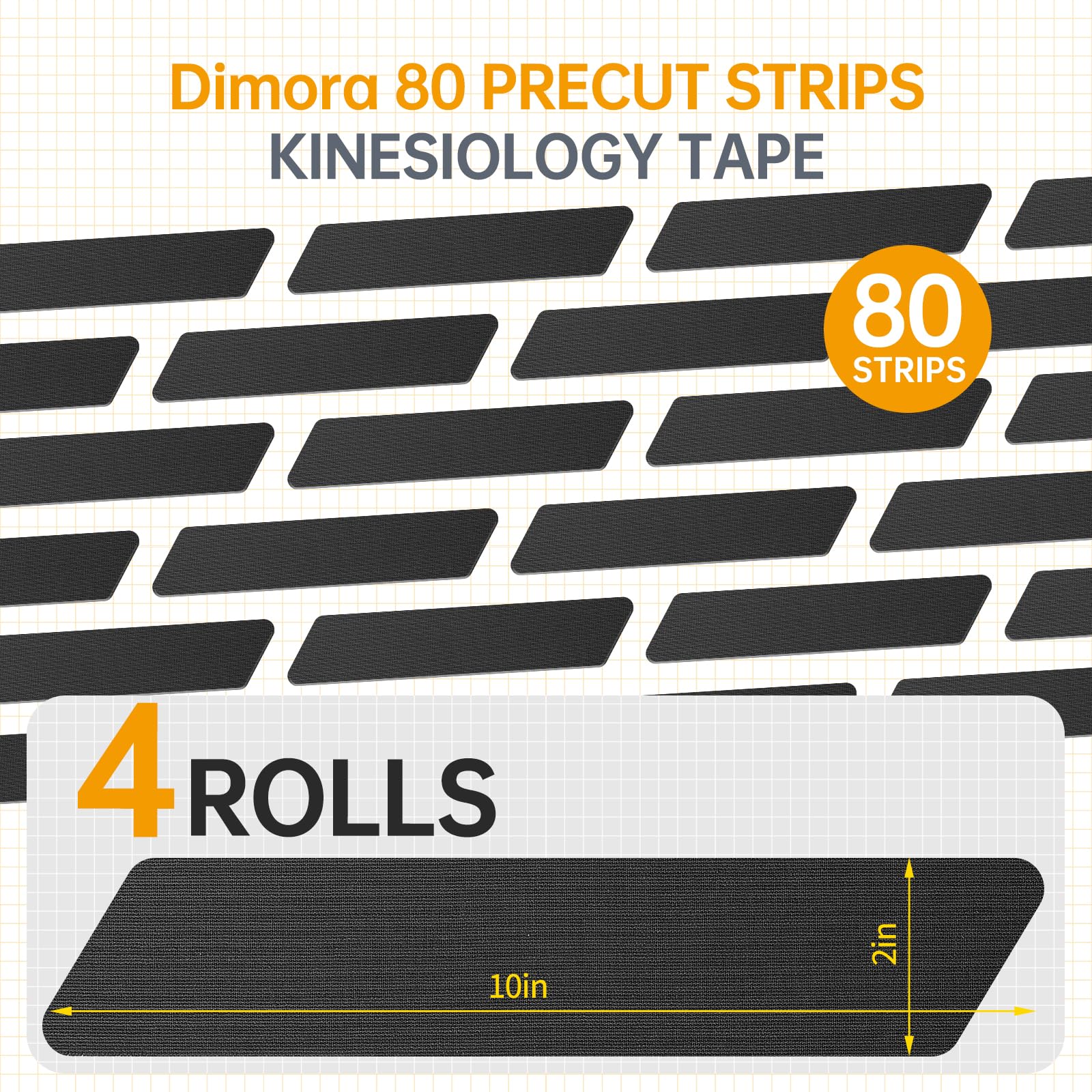 Dimora Kinesiology Tape Original Cotton Elastic

