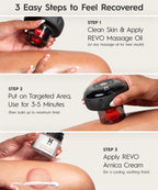 REVO Smart Cupping Massager with Heat & Red Light | Therapy

